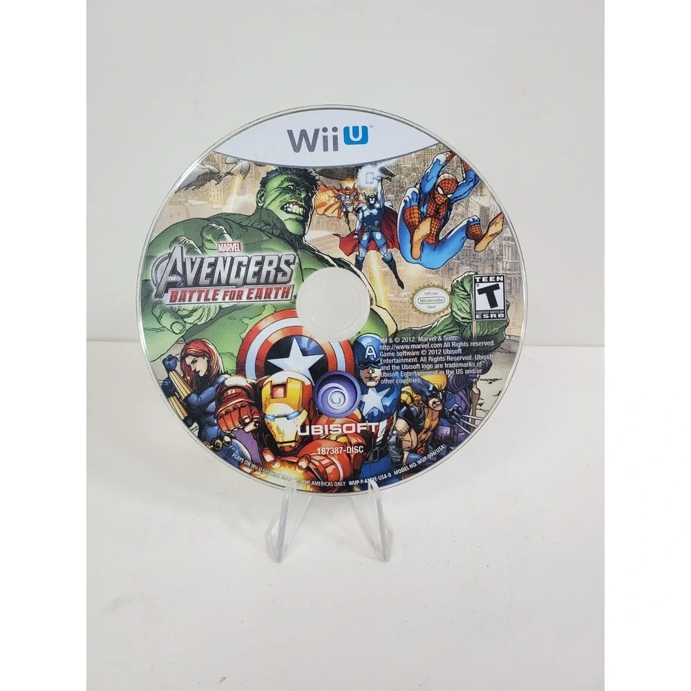 Marvel Avengers: Battle for Earth for Nintendo Wii U 2012 Disc Only